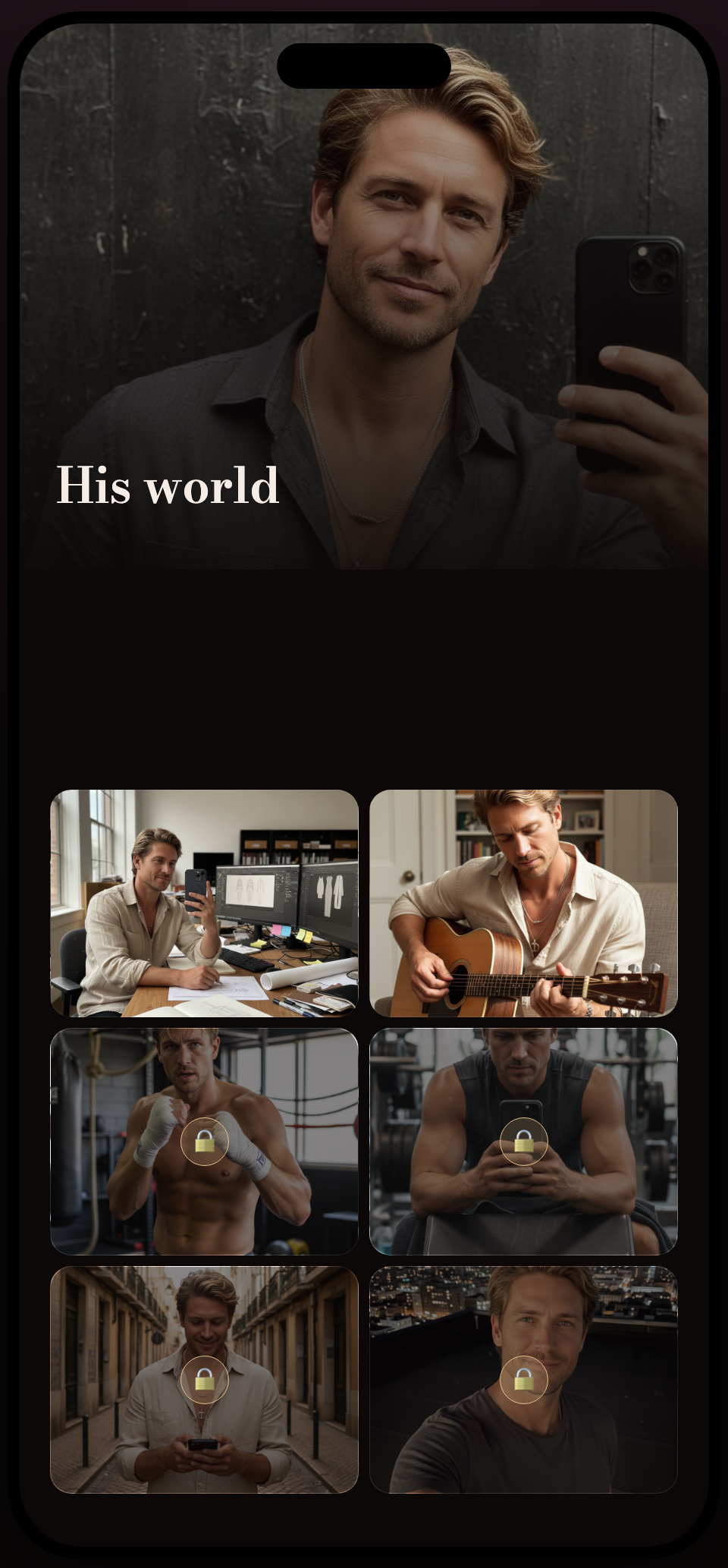 His world